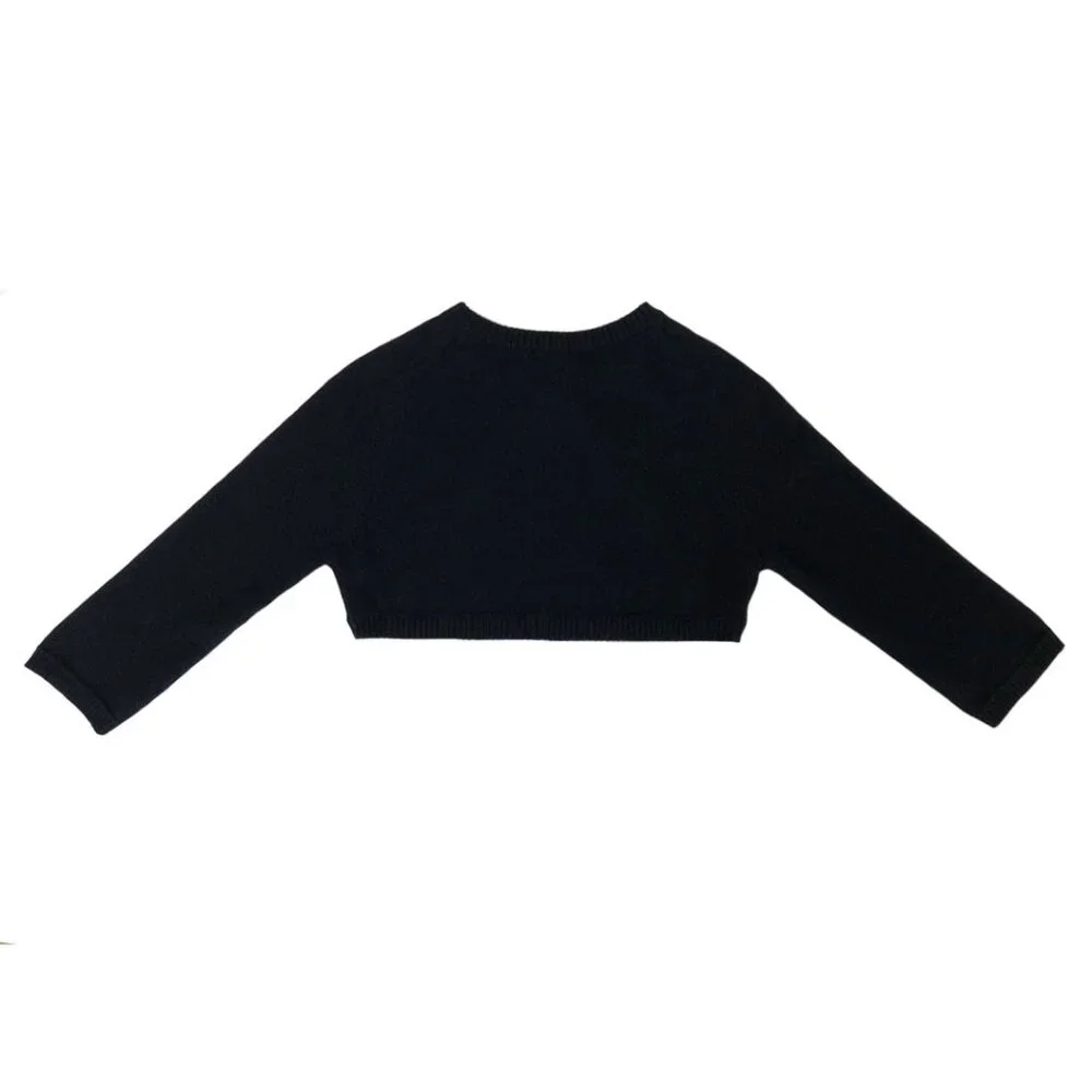 A/X Armani Exchange Cashmere Cropped Cardigan - Picture 3 of 4